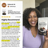 Ethiopian Black Seed Oil + Ceylon Cinnamon with MCT Oil