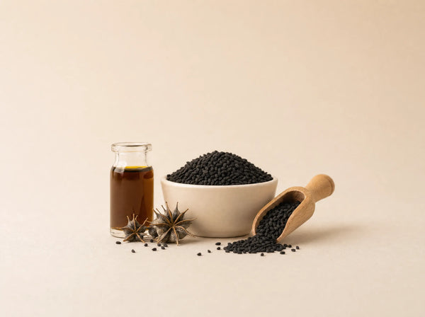 Real Ethiopian Black Seed, Cold-Pressed