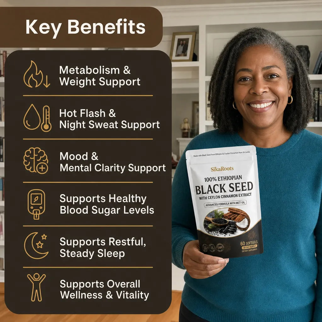 Ethiopian Black Seed Oil & Ceylon Cinnamon with MCT Oil